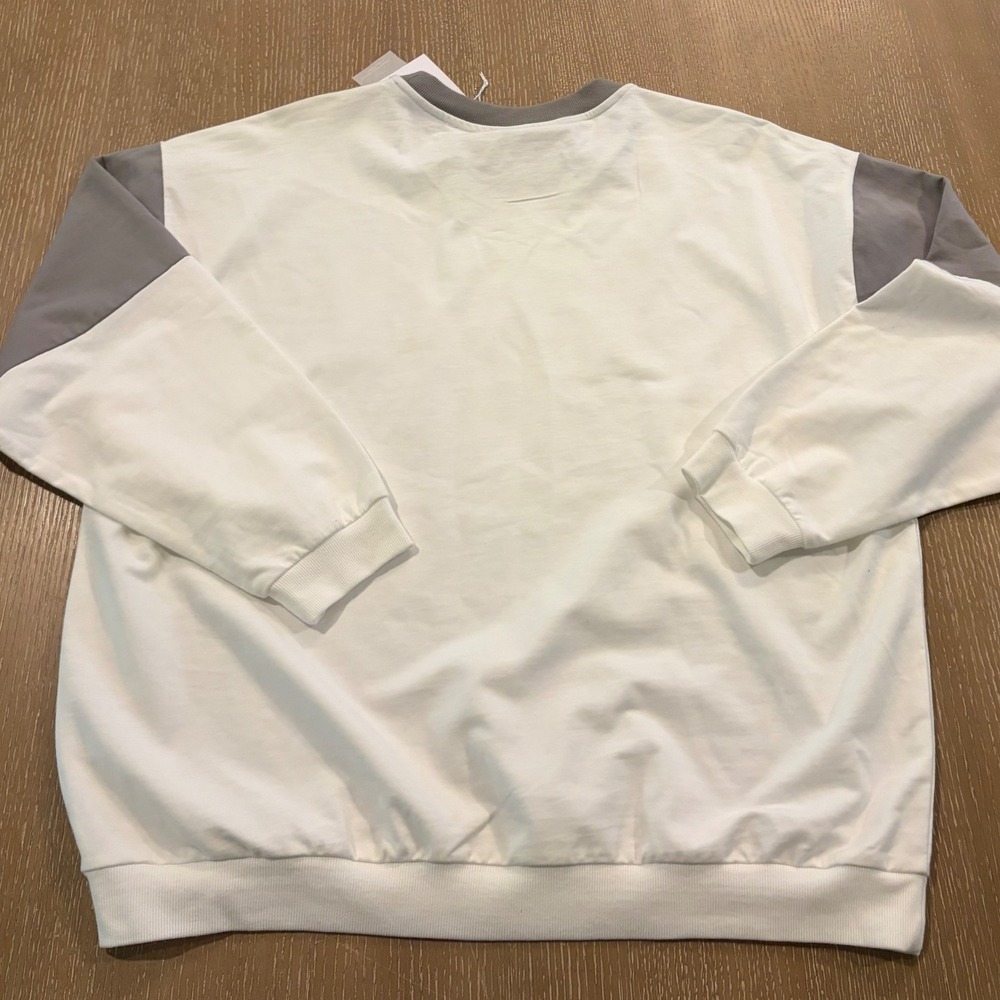 Gameday Couture Clemson Tigers Women's XXL White Gray Colorblock Sweatshirt NWT - Picture 4 of 5